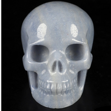 3.5" Hand Carved Blue Aventurine Skull