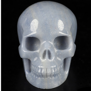 3.5" Hand Carved Blue Aventurine Skull