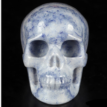3.5" Hand Carved Blue Aventurine Skull