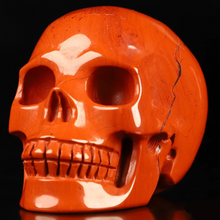 3" Hand Carved Red Jasper Skull
