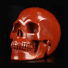 3.5" Hand Carved Red Jasper Skull