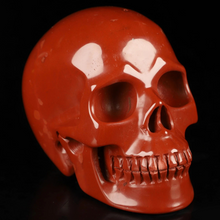 3.5" Hand Carved Red Jasper Skull