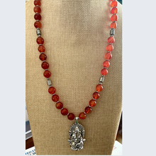 Carnelain Ganesh Necklace – Handmade Sacred Jewelry