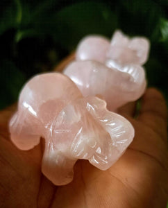 🐘💗 Rose Quartz Elephant – Love, Luck & Gentle Strength