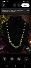 Nephrite Jade & Obsidian Necklace