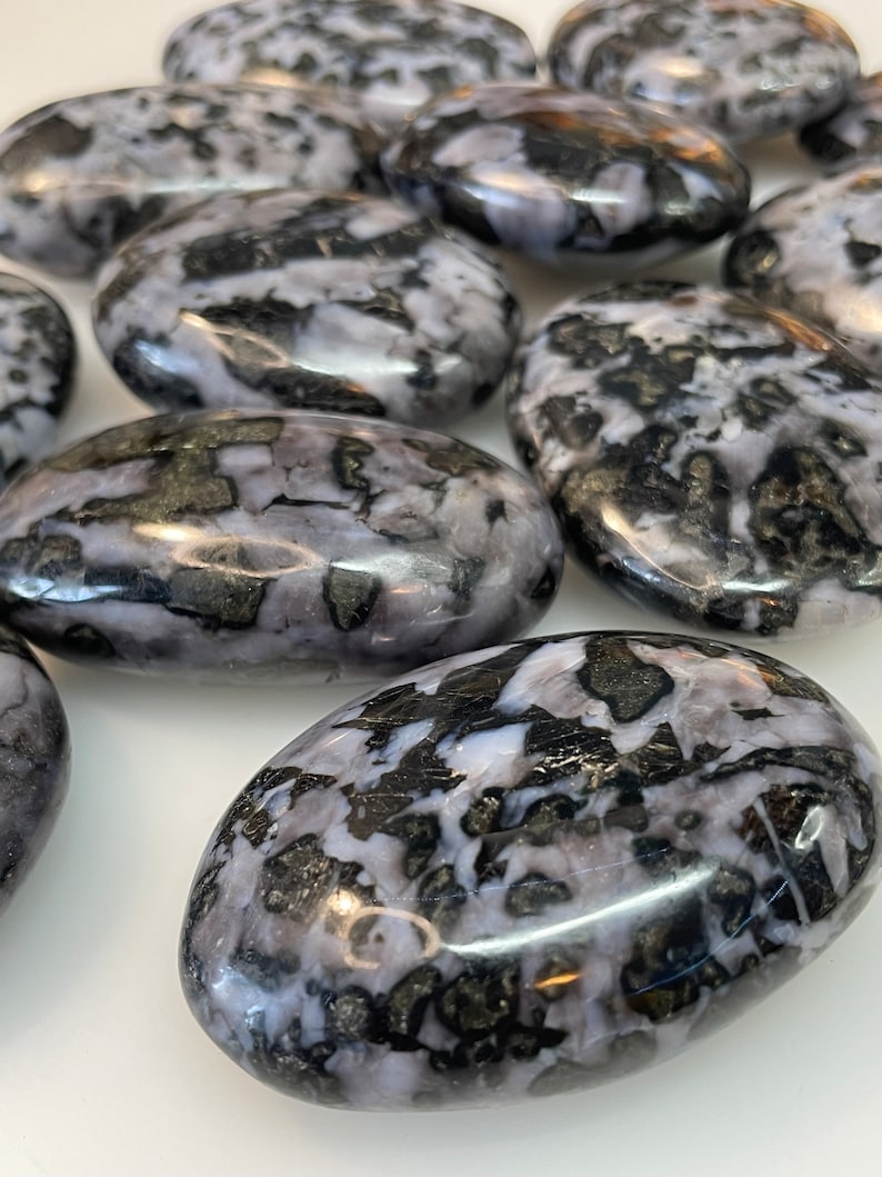 Indigo Gabbro Palm Stones