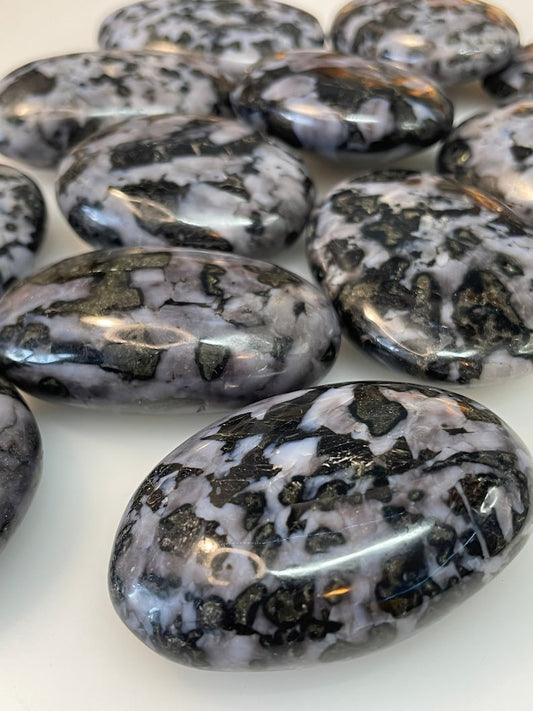 Indigo Gabbro Palm Stones