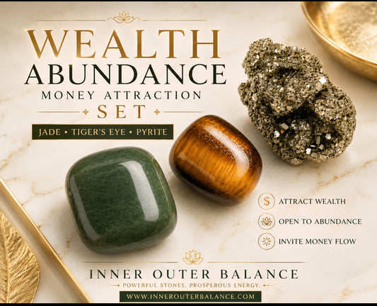 Money & Wealth Attraction Crystal Set