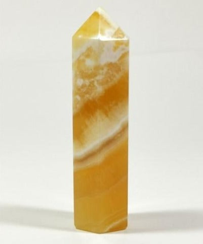 Orange Calcite Tower Point