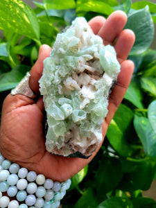 Green Apophyllite Zeolite Crystal Cluster