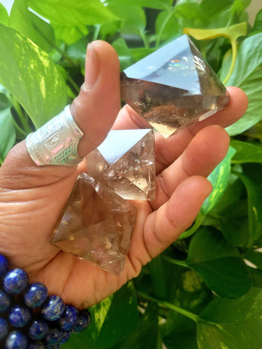 Smoky Quartz Octahedron