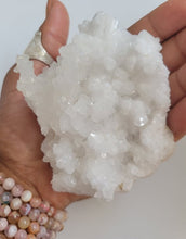 White Calcite Crystal Cluster