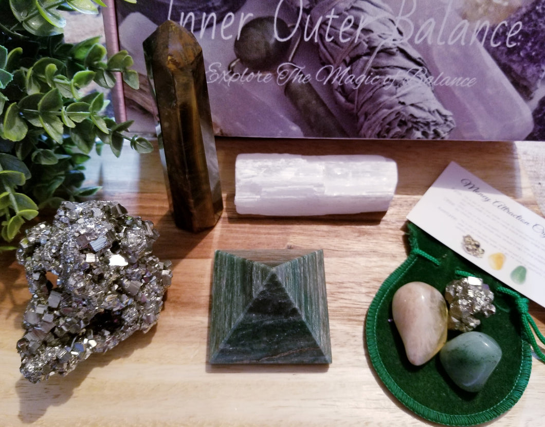 Deluxe Wealth Attraction Crystal Set