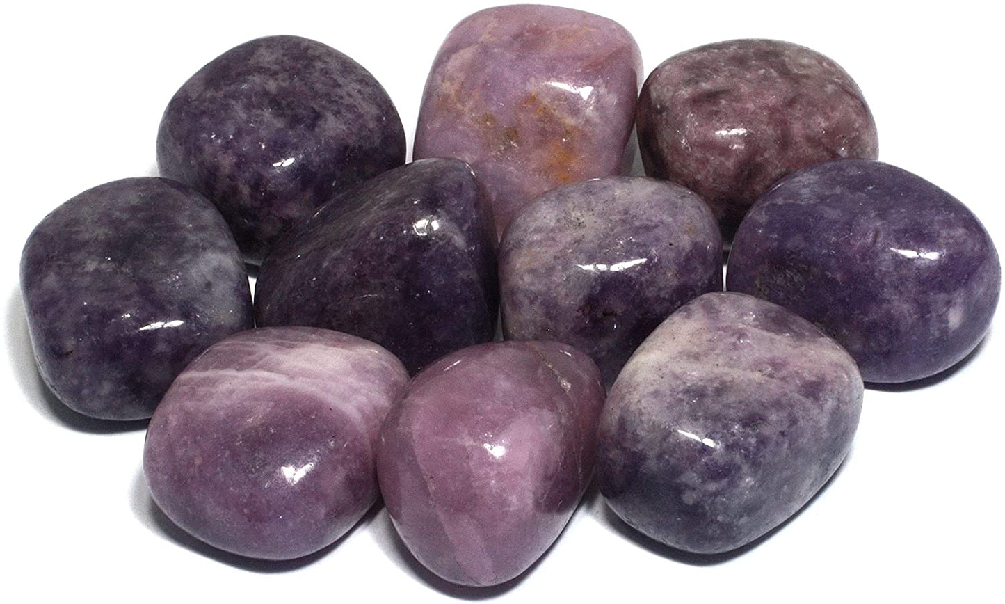 Lepidolite Tumbled Crystal | Anxiety Relief, Emotional Balance & Stress Release
