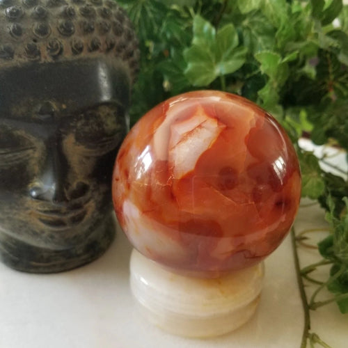 Carnelian Sphere 2.75