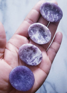 Lepidolite Worry Stone