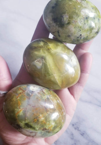 Green Opal Palm Stone