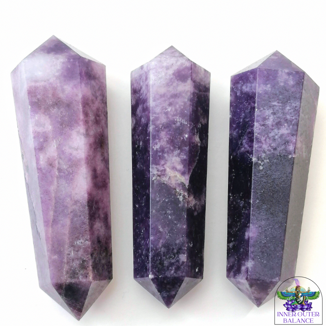 Lepidolite Double Terminated Point