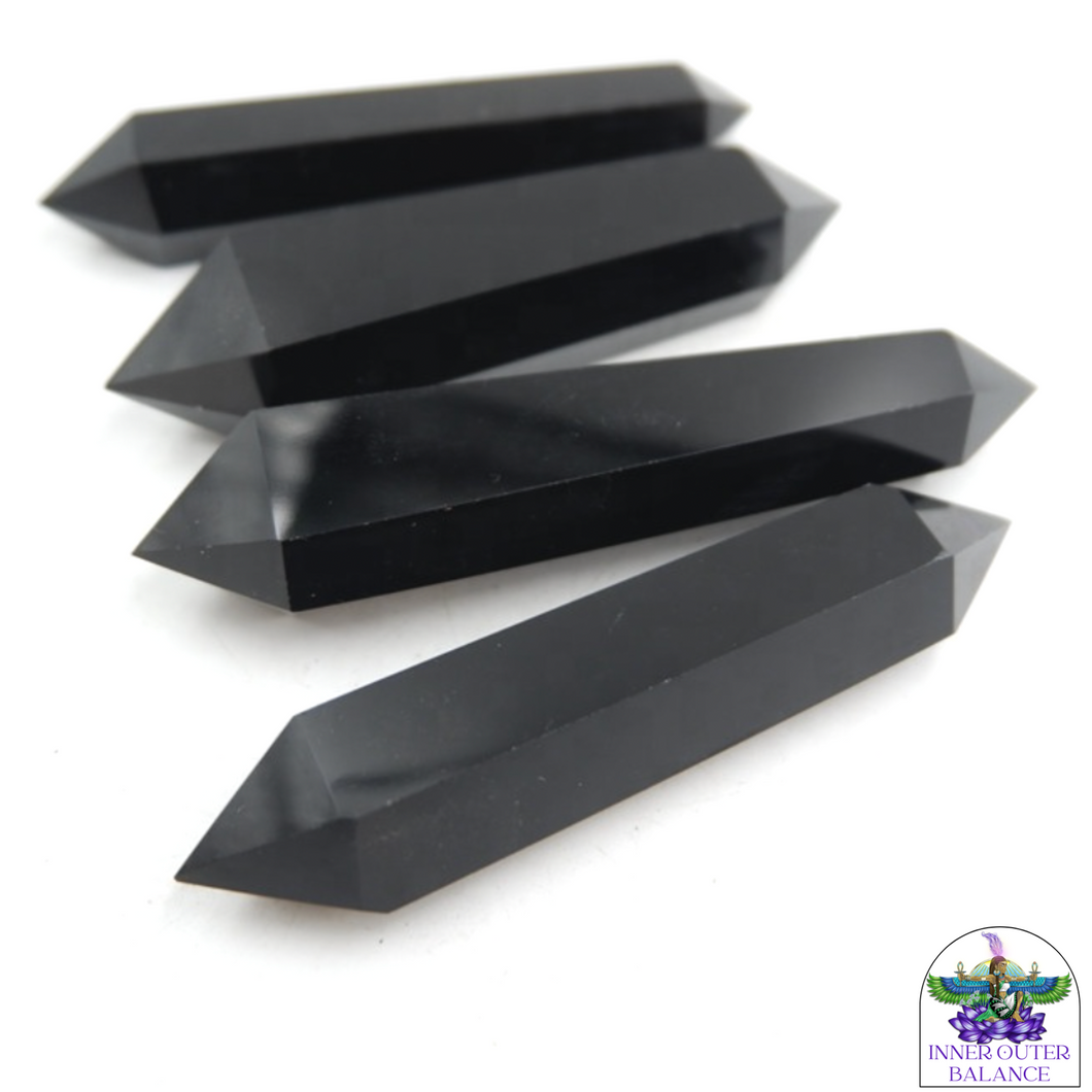 Obsidian Double Terminated Point