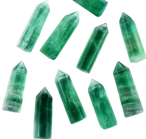 Green Fluorite Point