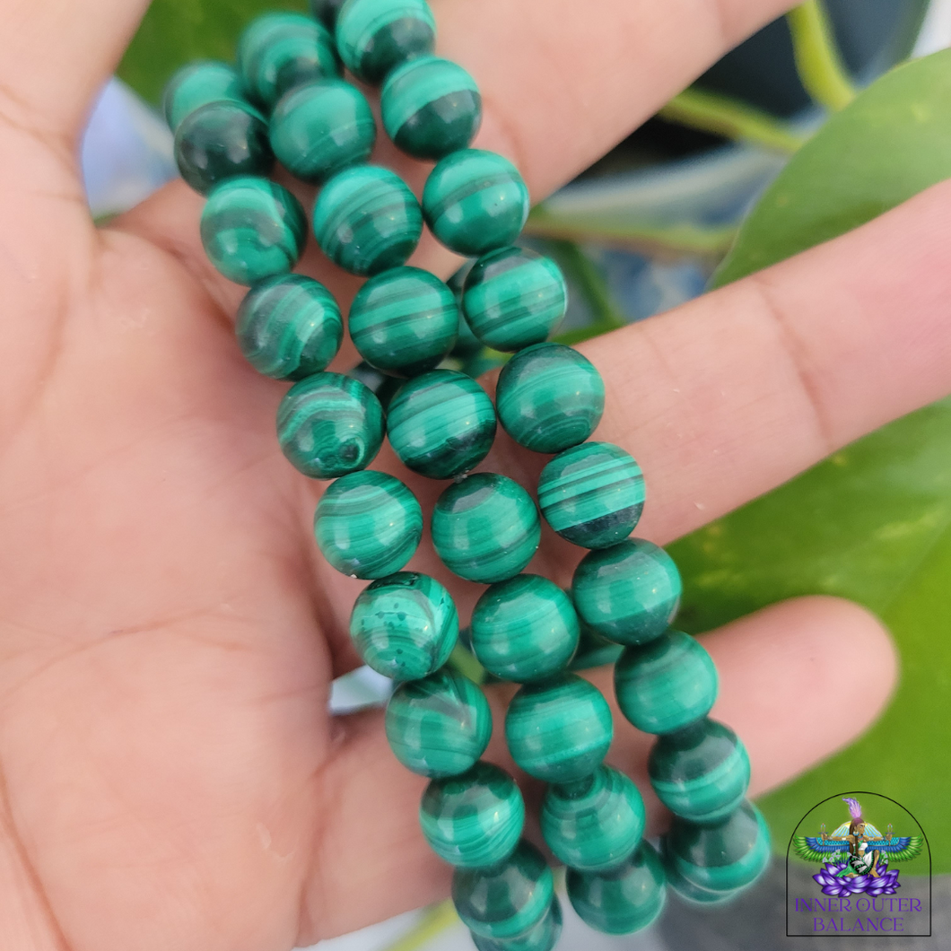 Malachite Crystal Energy Bracelet