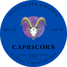 Capricorn Zodiac Crystal Set