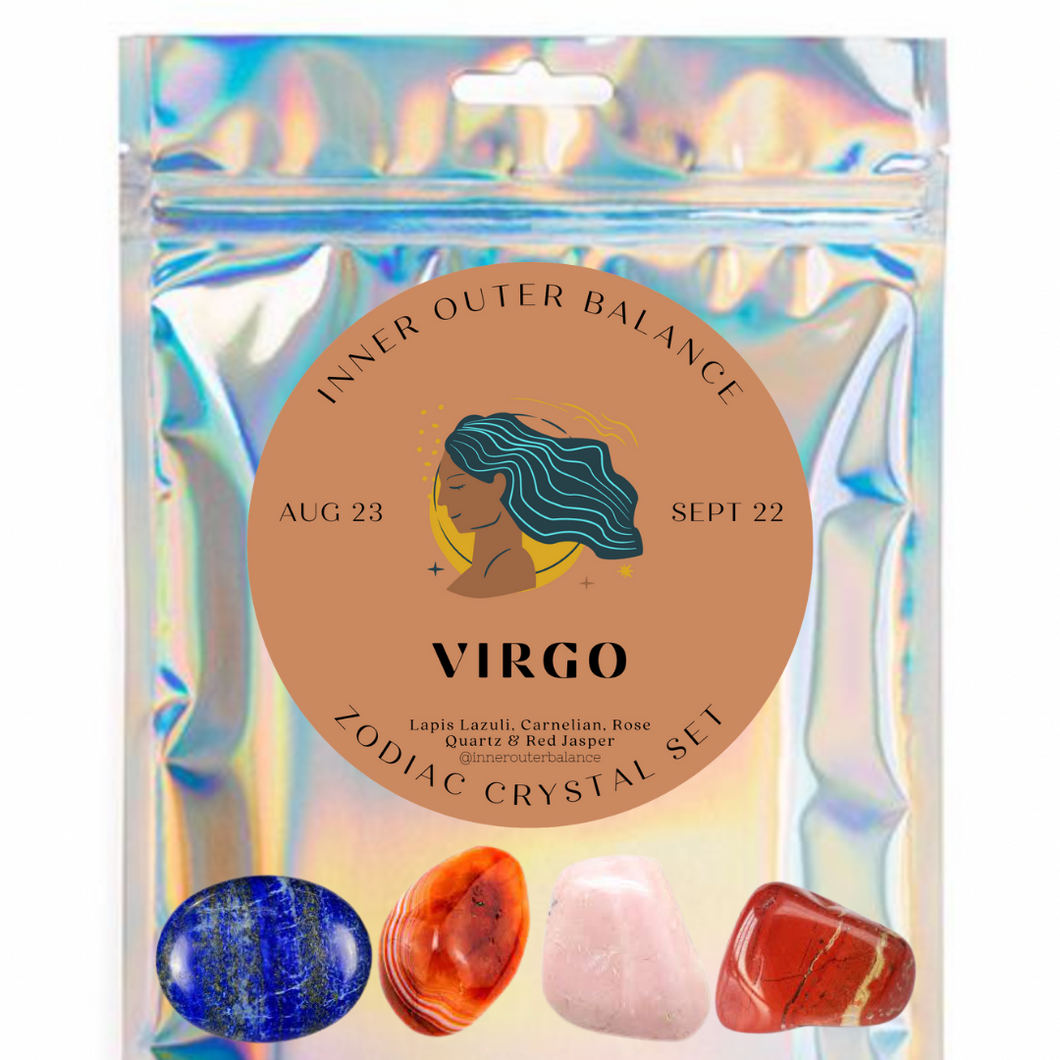 Virgo Zodiac Crystal Set