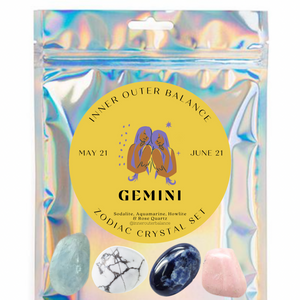 Gemini Zodiac Crystal Set