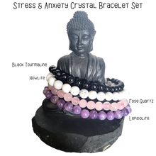 Stress & Anxiety Crystal Bracelet Set