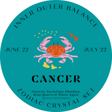 Cancer Zodiac Crystal Set