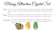 Money & Wealth Attraction Crystal Set (Lg)