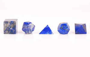 Lapis Lazuli 5 Piece Sacred Geometry Mini Set