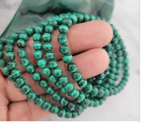 Genuine Malachite Crystal Energy Bracelet
