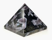 Indigo Gabbro Crystal Pyramid