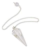 Clear Quartz Crystal Pendulum