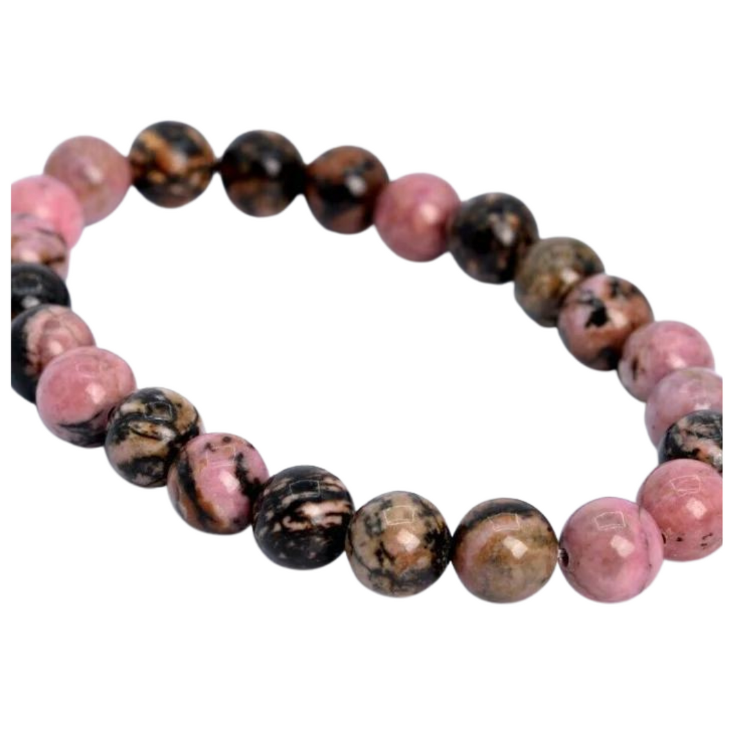 Rhodonite Crystal Energy Bracelet