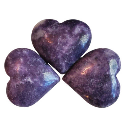 Lepidolite Heart